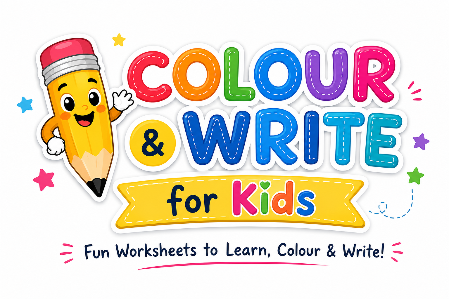 Colour & Write for Kids